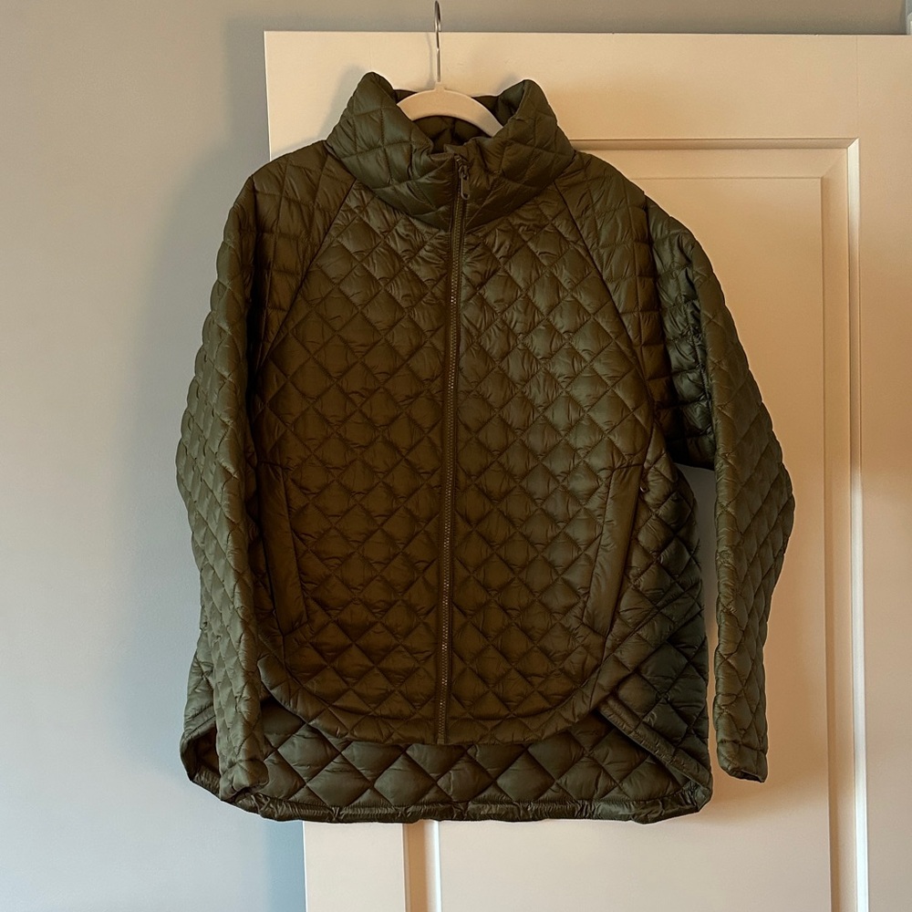 Quilted Jacket - Green jacket from Athleta. Brand new, never worn